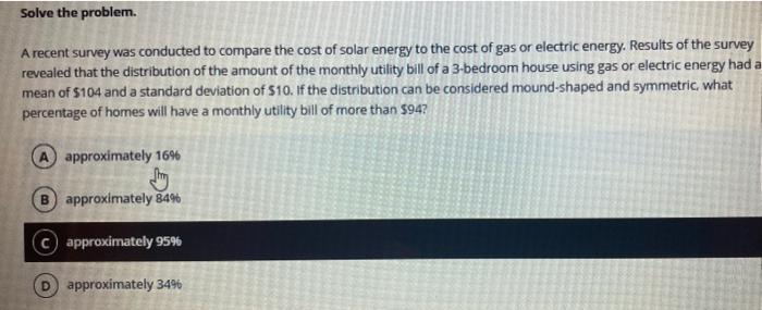 Solved Solve the problem. A recent survey was conducted to | Chegg.com