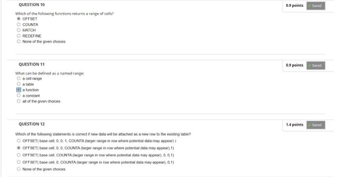 Solved 0.9 points Save Answer QUESTION 1 The ways that | Chegg.com