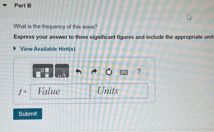 Solved Consider the wave shown in (Figure 1). Figure History | Chegg.com