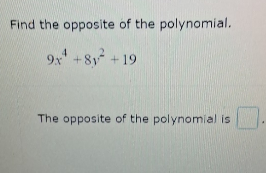 what is the opposite of 4 1 9