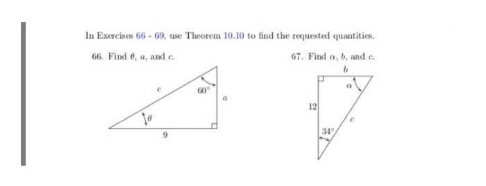 Solved In Exercises 66 - 69, use Theorem 10.10 to find the | Chegg.com