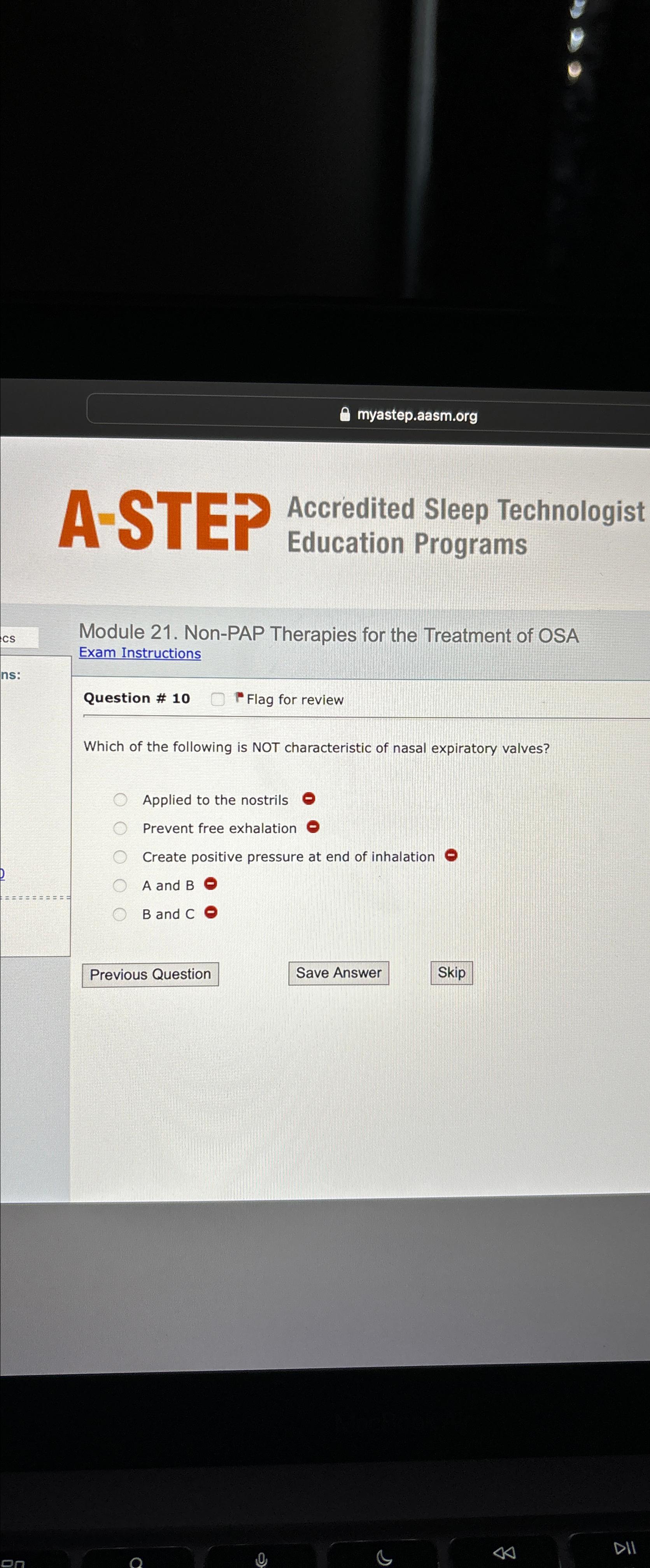 Solved Sleep Technologist