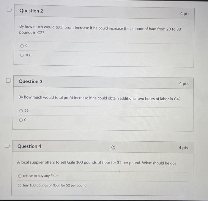 Solved By how much would total profit increase if he could | Chegg.com