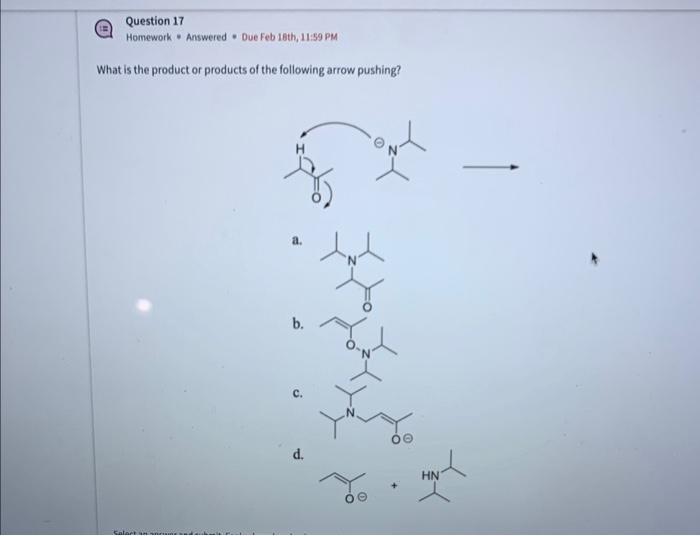 Solved What is the product or products of the following | Chegg.com