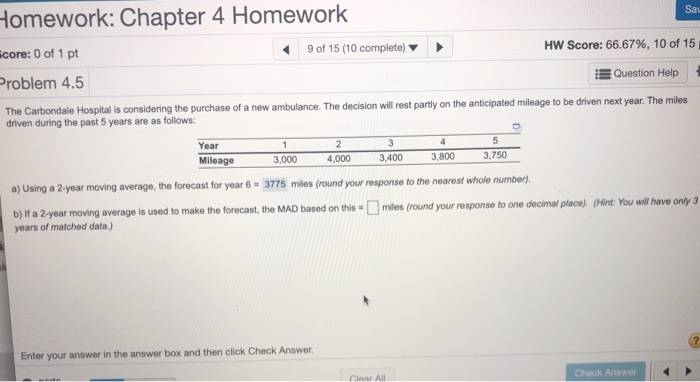 Solved Homework: Chapter 4 Homework 9 of 15 (10 complete) HW | Chegg.com