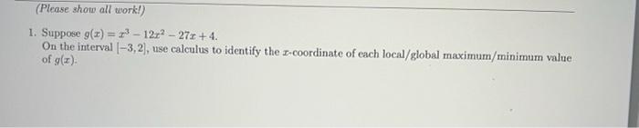 Solved please make sure your answer is correct. | Chegg.com