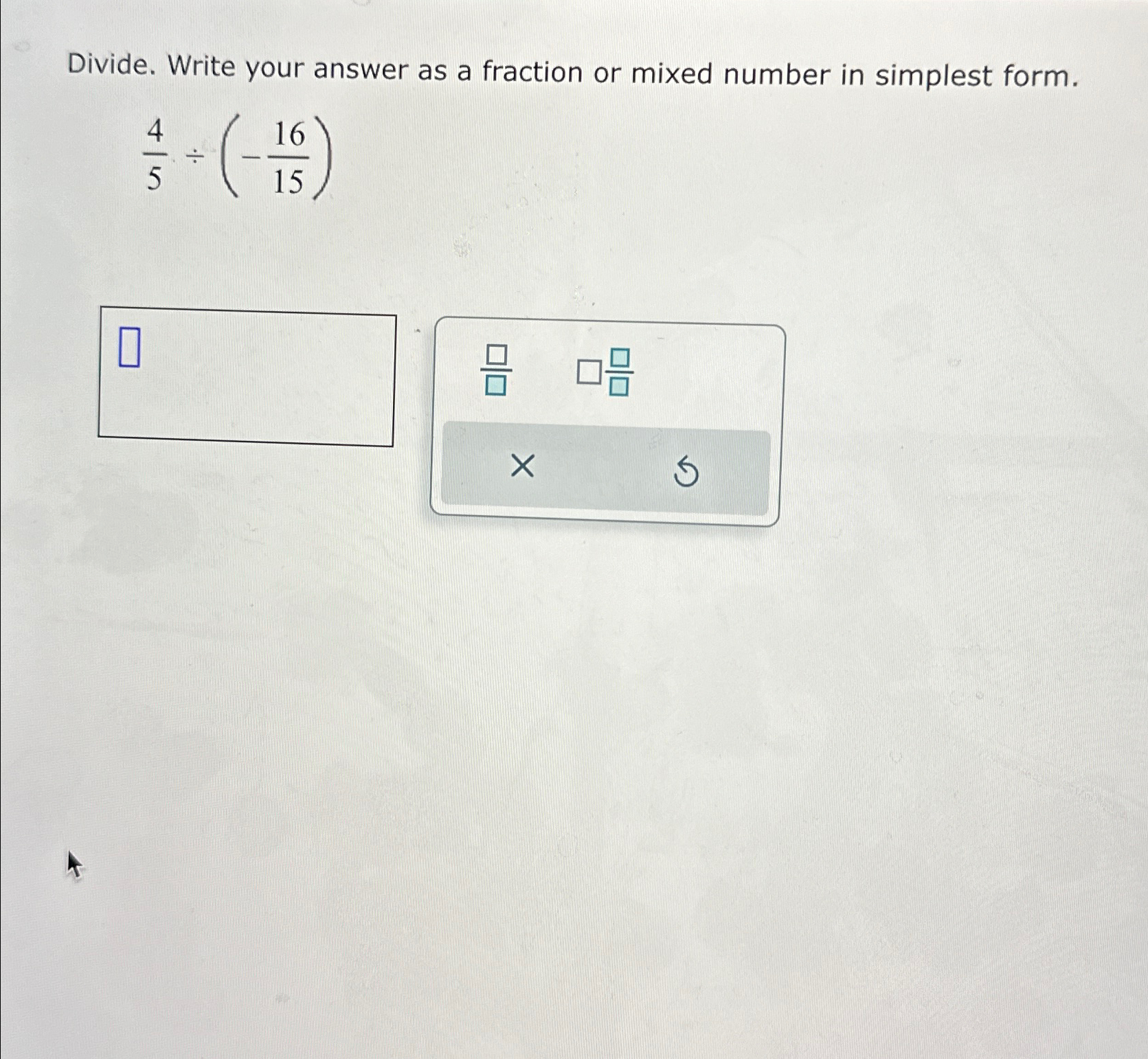 Solved Divide. Write Your Answer As A Fraction Or Mixed 