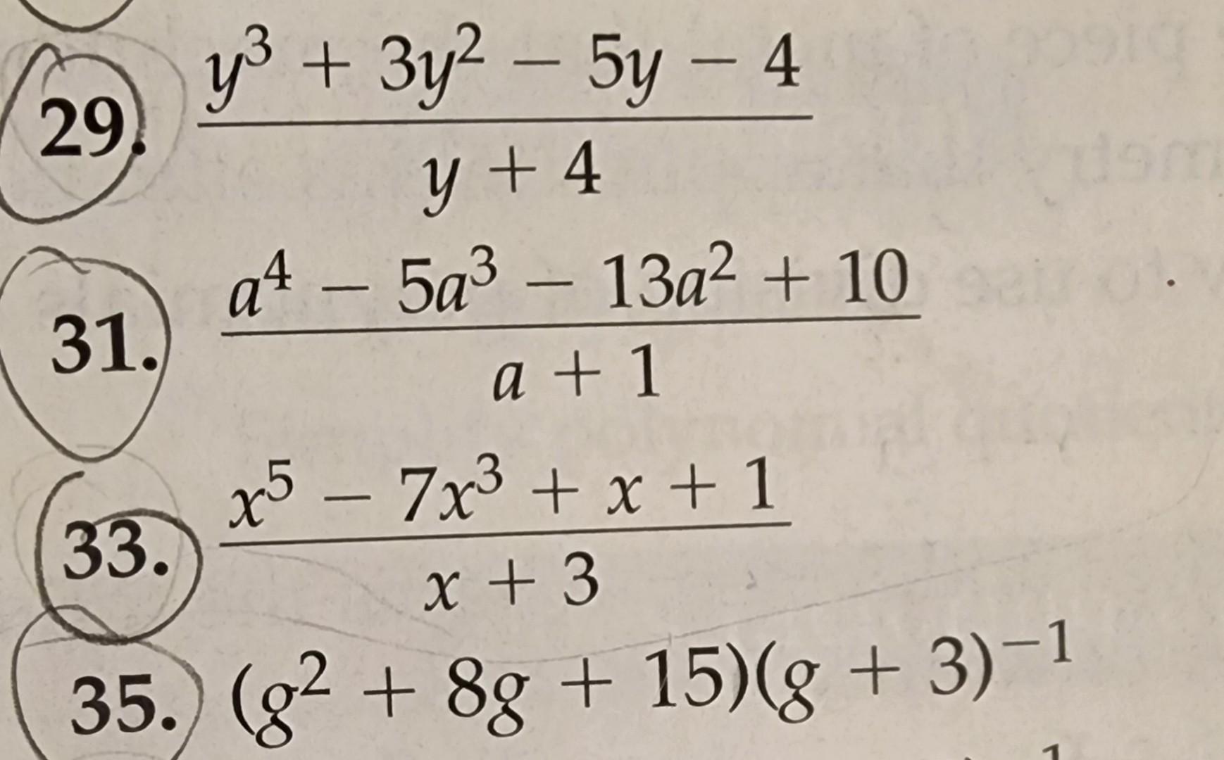 4 3y 1 )  13 5y 2