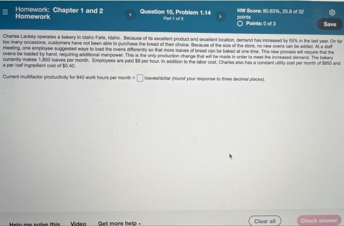 Solved Homework: Chapter 1 and 2 Homework Question 10, | Chegg.com