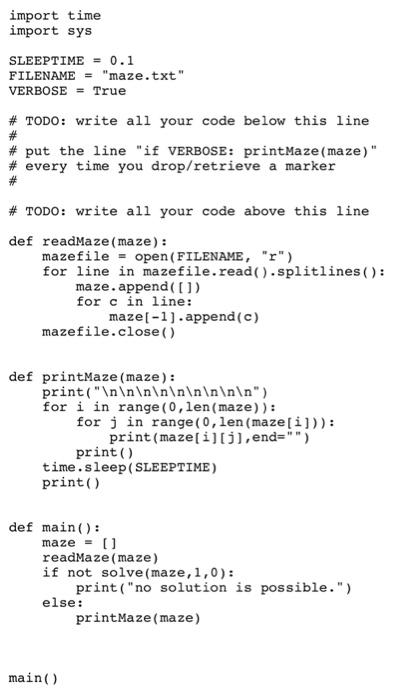 Solved Write a recursive function to find a path in a maze | Chegg.com