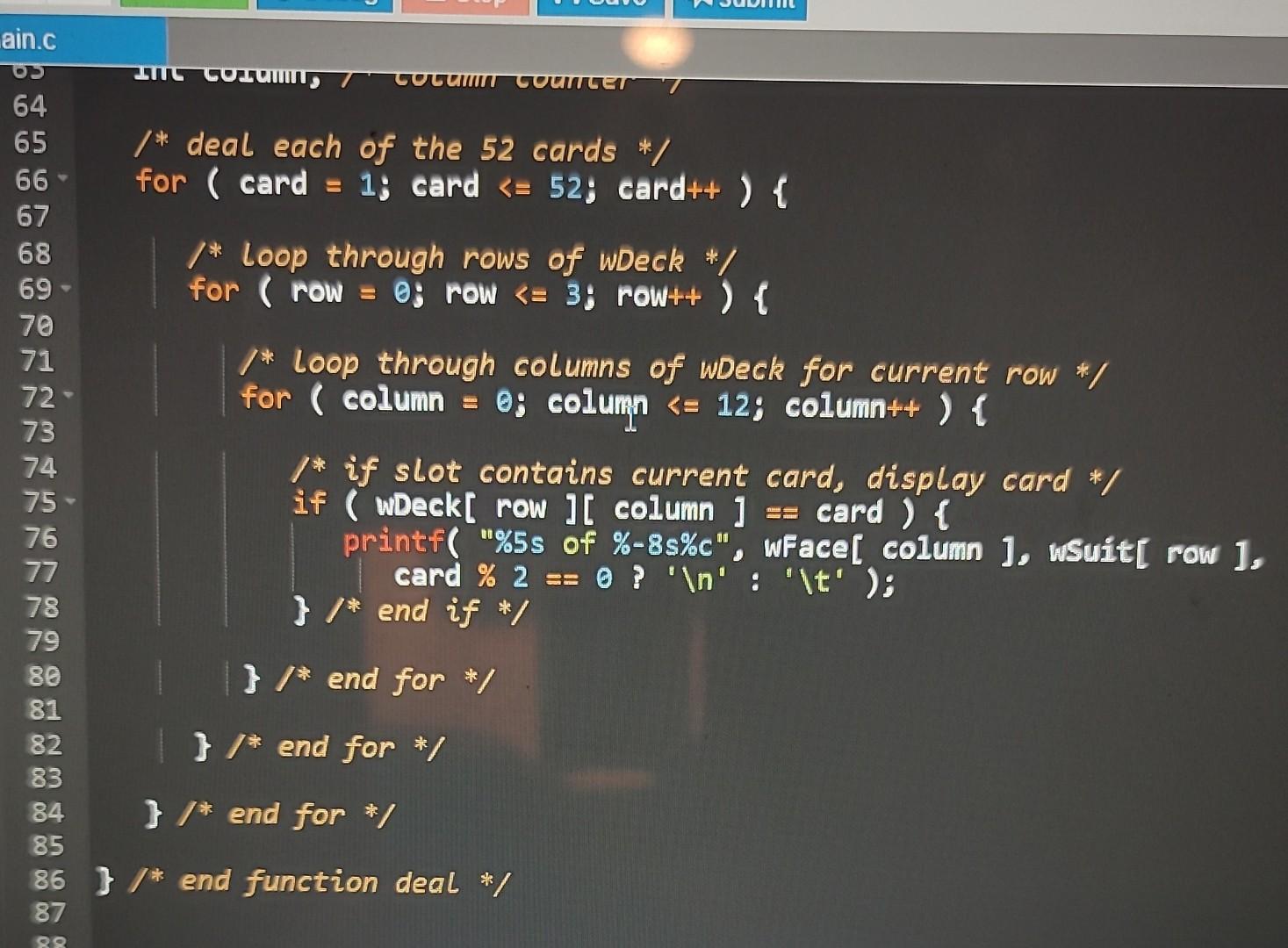 Solved (Card Shuffling And Dealing) Modify The Program In | Chegg.com