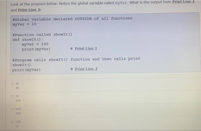 Solved What will be the output after the following code is | Chegg.com