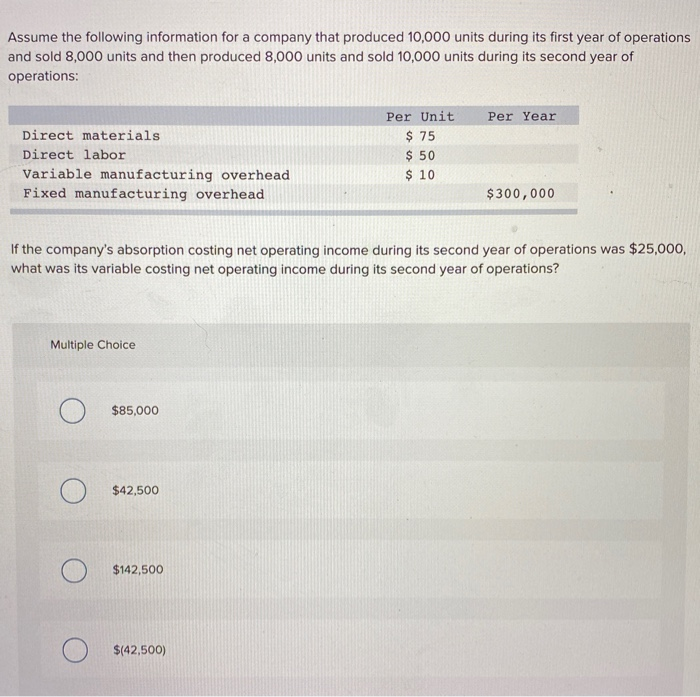 solved-assume-the-following-information-for-a-company-that-chegg