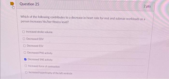 Solved Which of the following contributes to a decrease in | Chegg.com