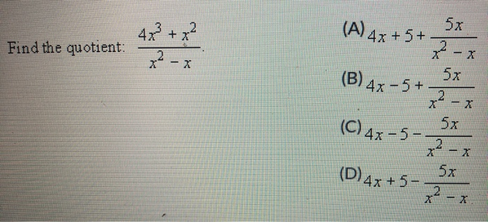 5 (- 2x 4 )-( 10 x