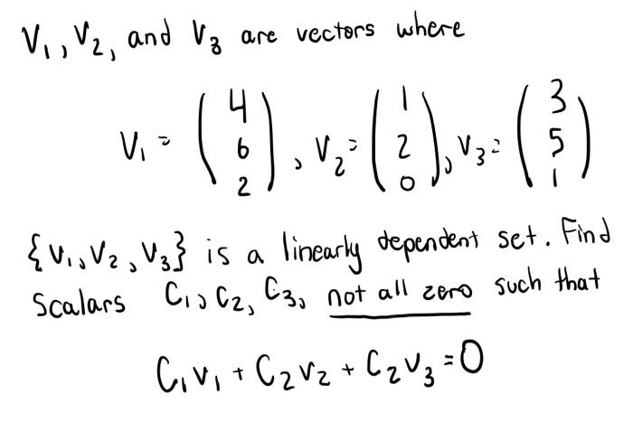 Solved V1,V2, and V3 are vectors where | Chegg.com