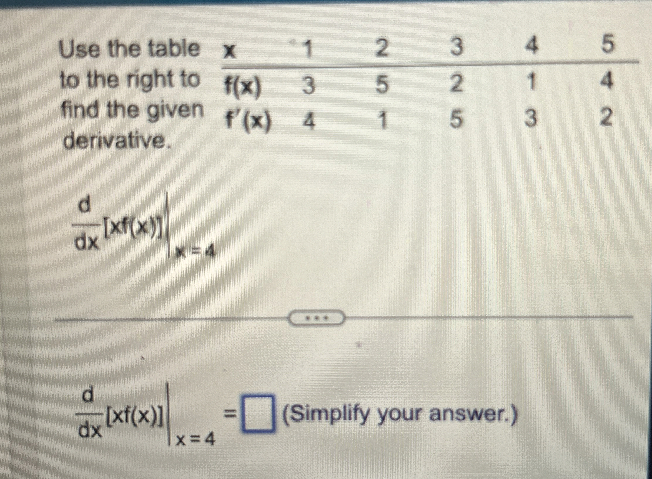 Solved Use the tableto the right | Chegg.com