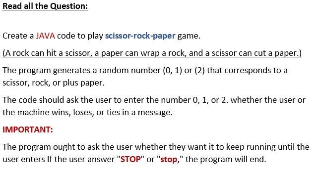 Solved Java Please read all the question and take a | Chegg.com