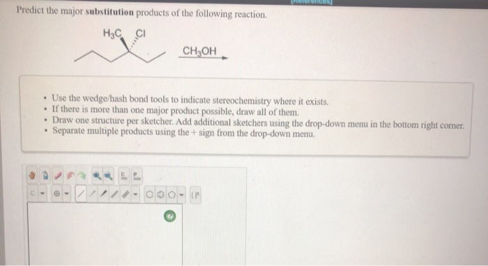 Solved Predict The Major Substitution Products Of The