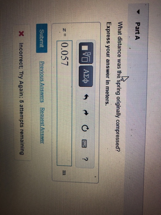 Solved Exercise 6.44 A small glider is placed against a