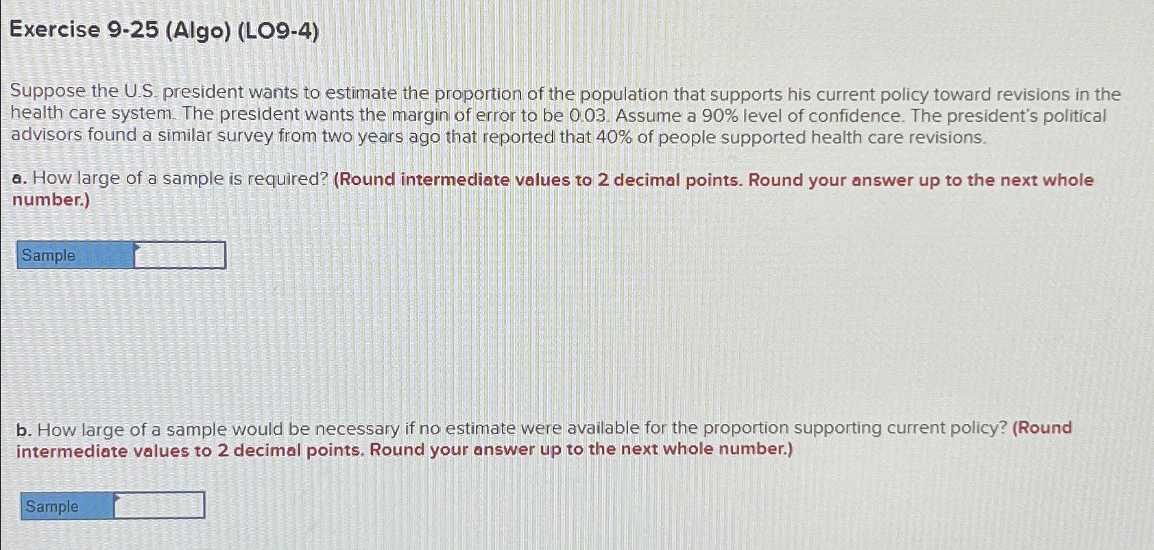 Solved Exercise 9-25 (Algo) (LO9-4)Suppose The U.S. | Chegg.com