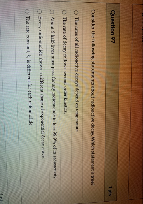 Question 97 1 Pts Consider The Following Statements Chegg 