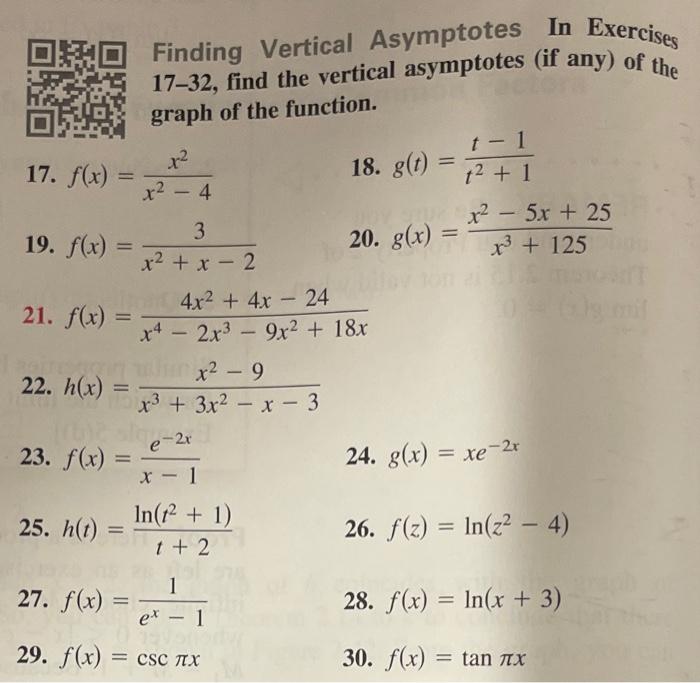 how to find the equations of vertical asymptotes from a graph