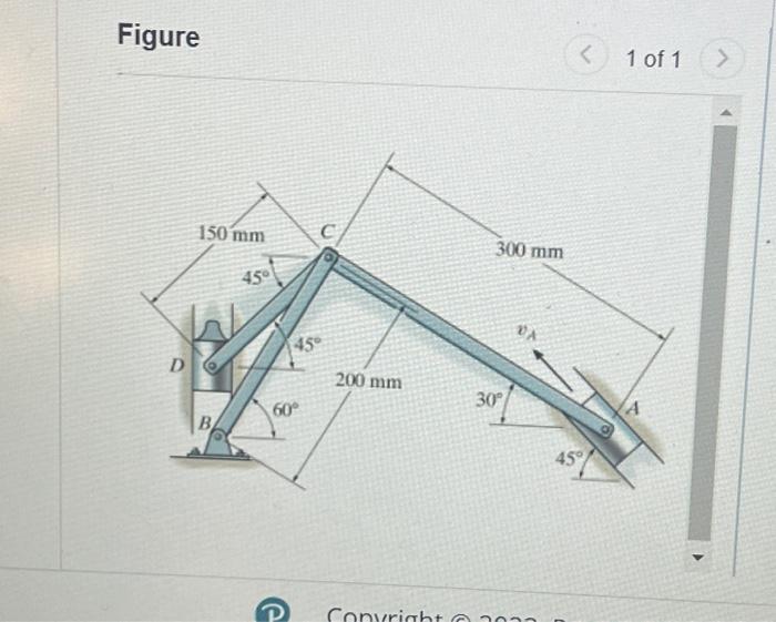 Solved The mechanism shown in (Figure 1) is used in a | Chegg.com