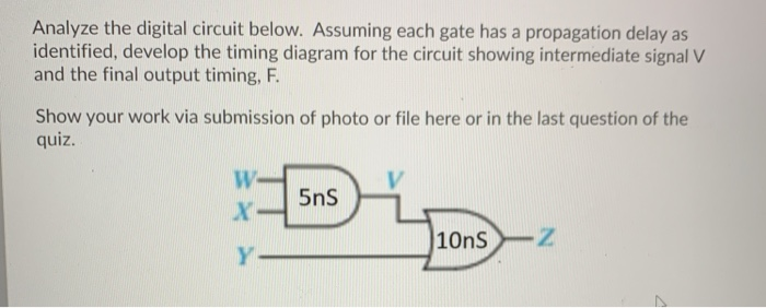 Solved Analyze The Digital Circuit Below. Assuming Each Gate | Chegg.com