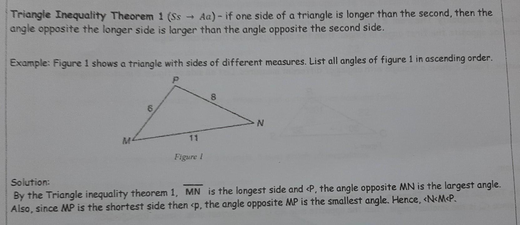 side angle inequality conjecture