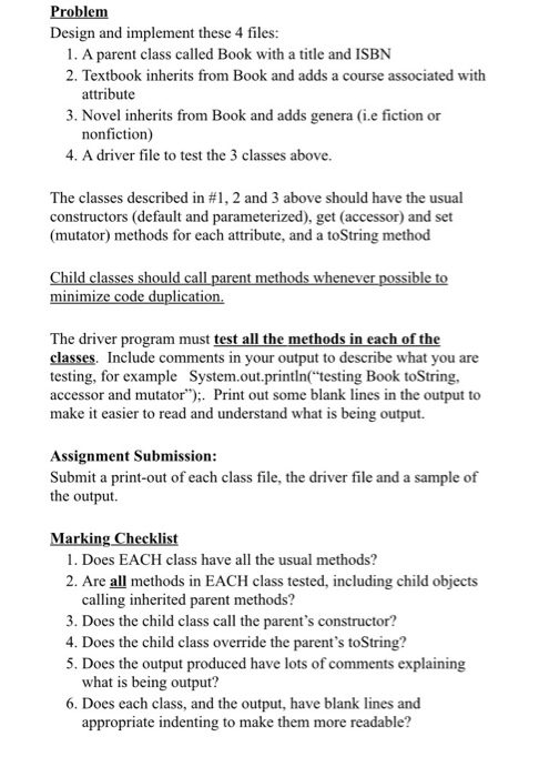 The purpose of this assignment is to practice using | Chegg.com