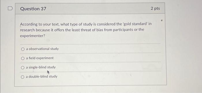 According To Your Text, What Type Of Study Is | Chegg.com