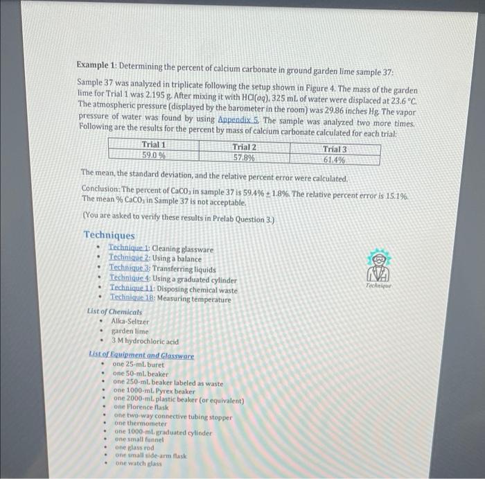 Solved Pre-lab 1. Read the Introduction and Experimental | Chegg.com