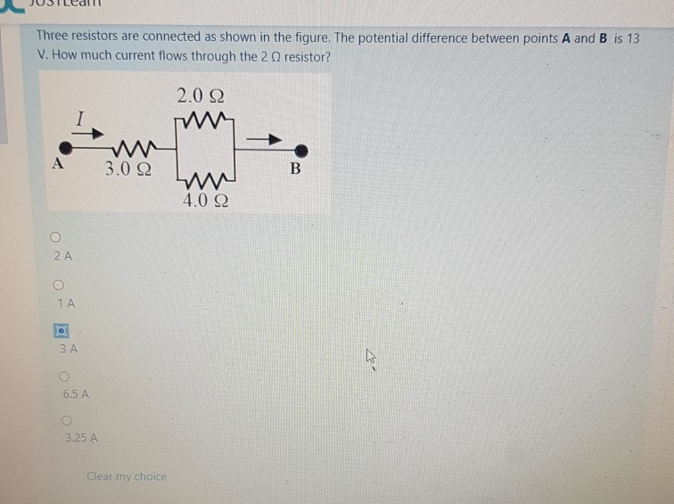 Solved Three Resistors Are Connected As Shown In The Figure. | Chegg.com