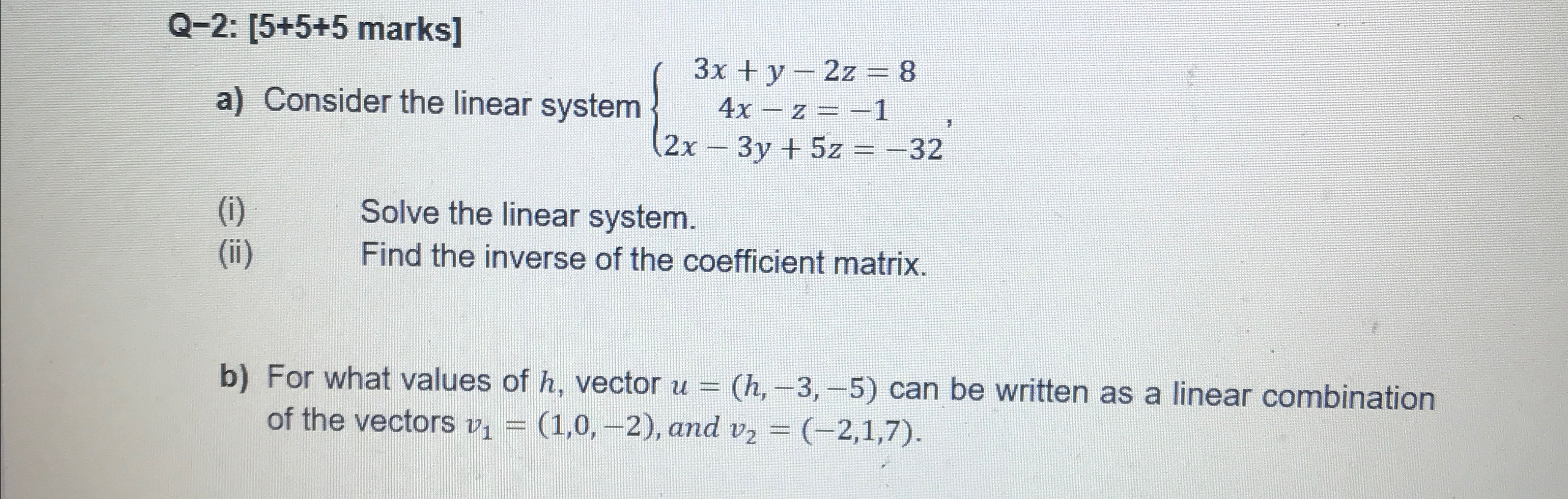 Solved Please solve all the points required in the question | Chegg.com