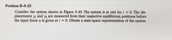 Solved Problem B-5-23 Consider the system shown in Figure | Chegg.com