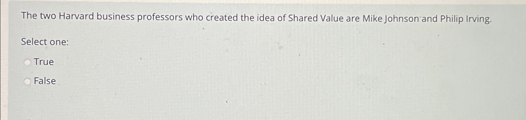 Solved The two Harvard business professors who created the | Chegg.com