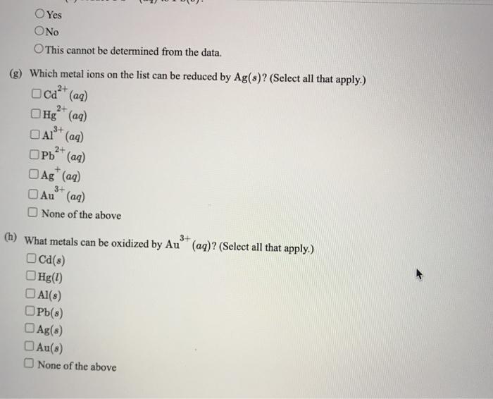 Solved 2+ In the table of standard reduction potentials,
