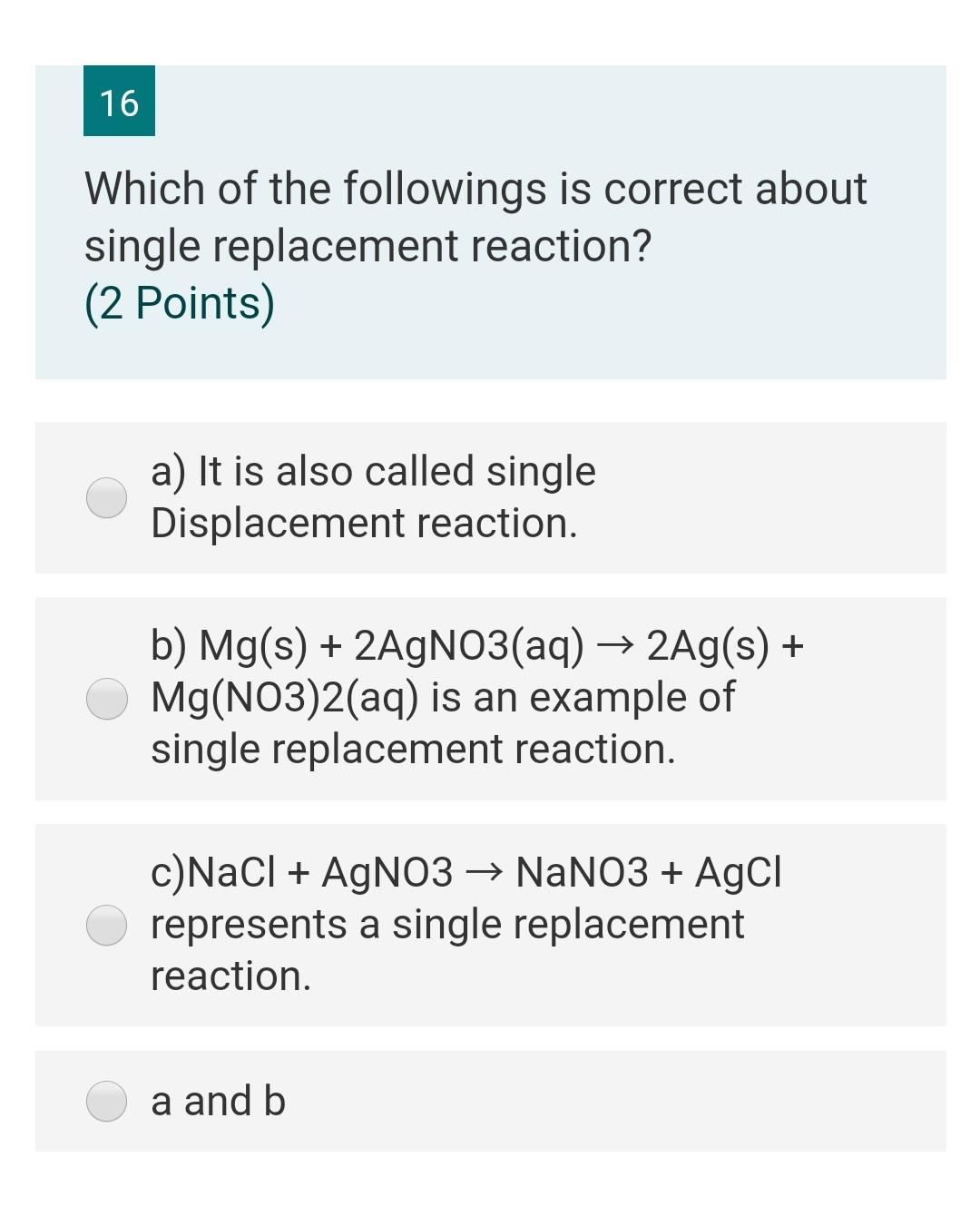 Solved 16 Which of the followings is correct about single | Chegg.com