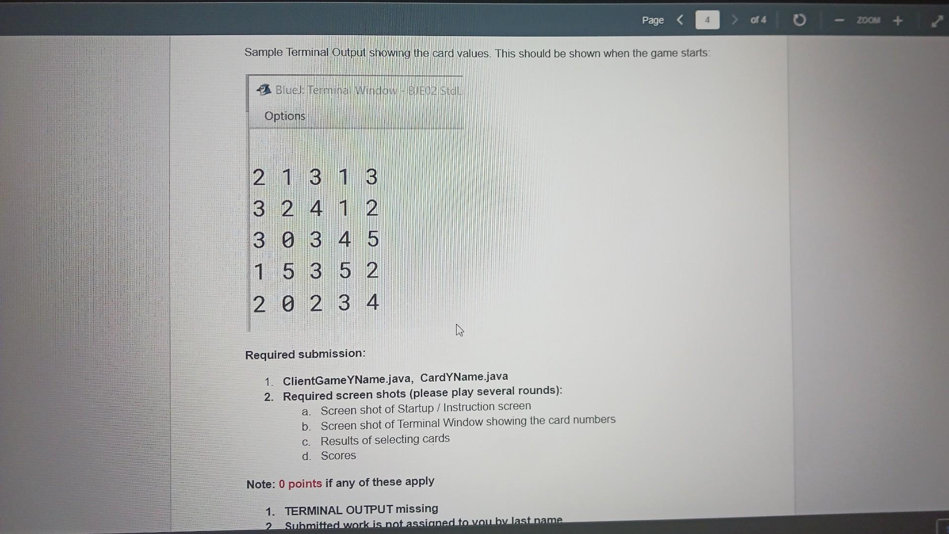 Solved Lab: Arrays Please include TERMINAL OUTPUTS with your | Chegg.com