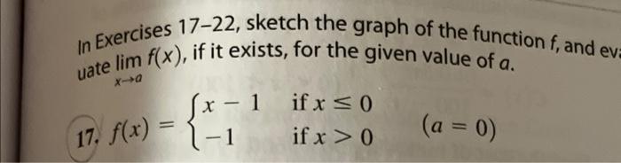 Solved In Exercises 17-22, sketch the graph of the function | Chegg.com