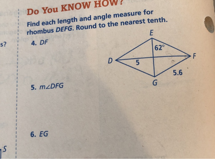 Solved Do You KNOW HOW? Find Each Length And Angle Measure | Chegg.com