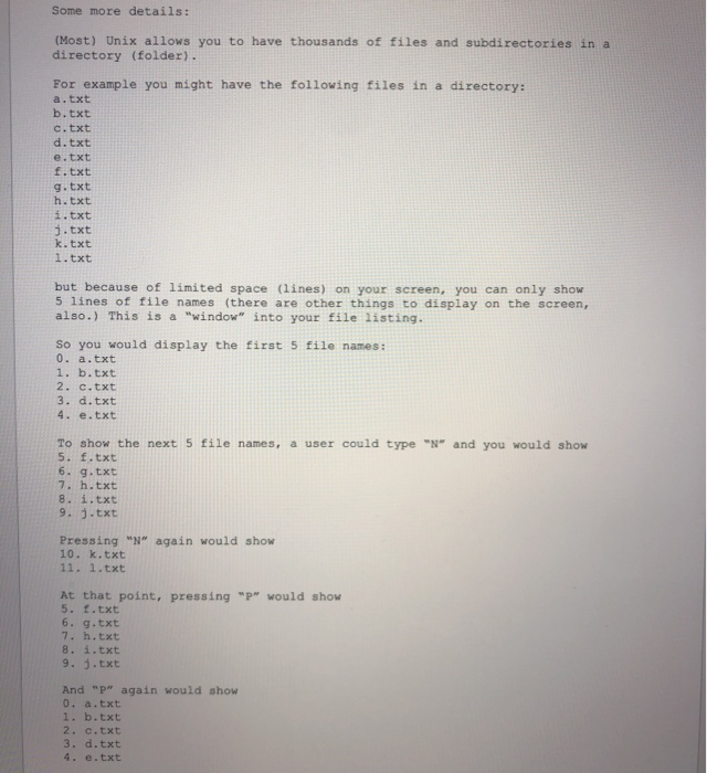 Description: You will develop a small