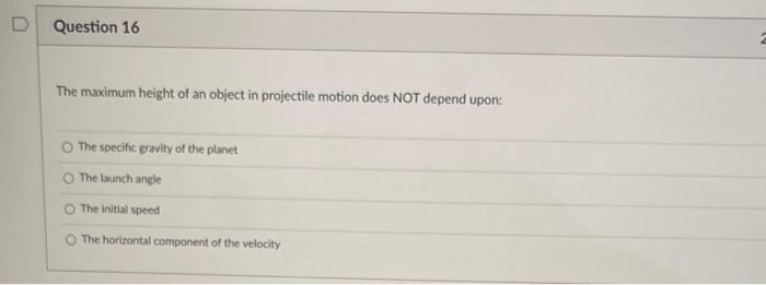 Solved D Question 11 2 pts Which of the following quantities | Chegg.com