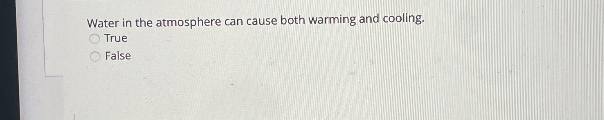 Solved Water in the atmosphere can cause both warming and | Chegg.com