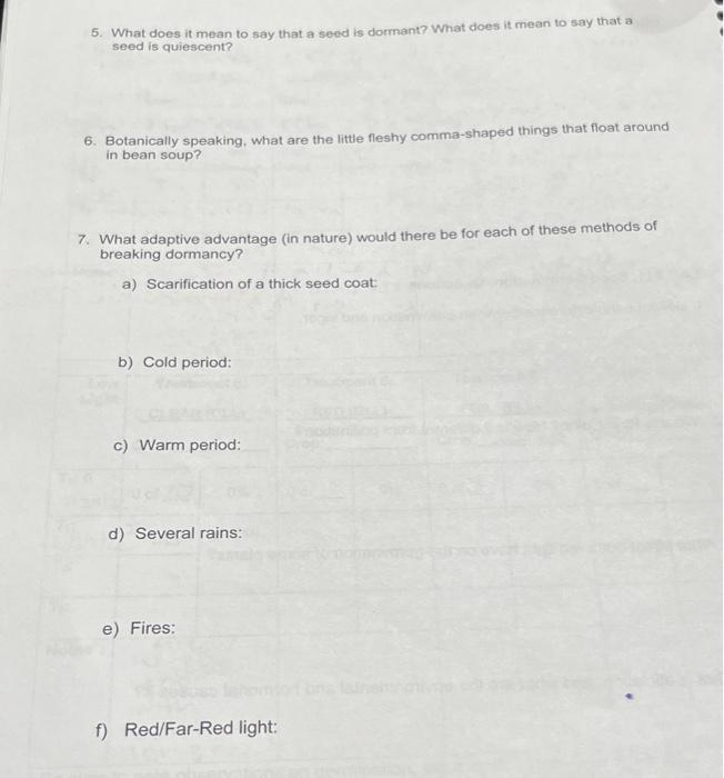 Solved was yeep LAB 11, Seed Germination, Questions pile 1.