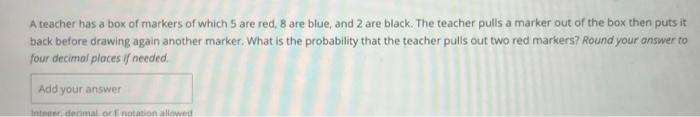 Solved The frequency table shows the number of times a | Chegg.com