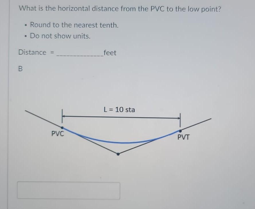 Solved Vertical Curve For The Sag Curve Shown, The Following | Chegg.com