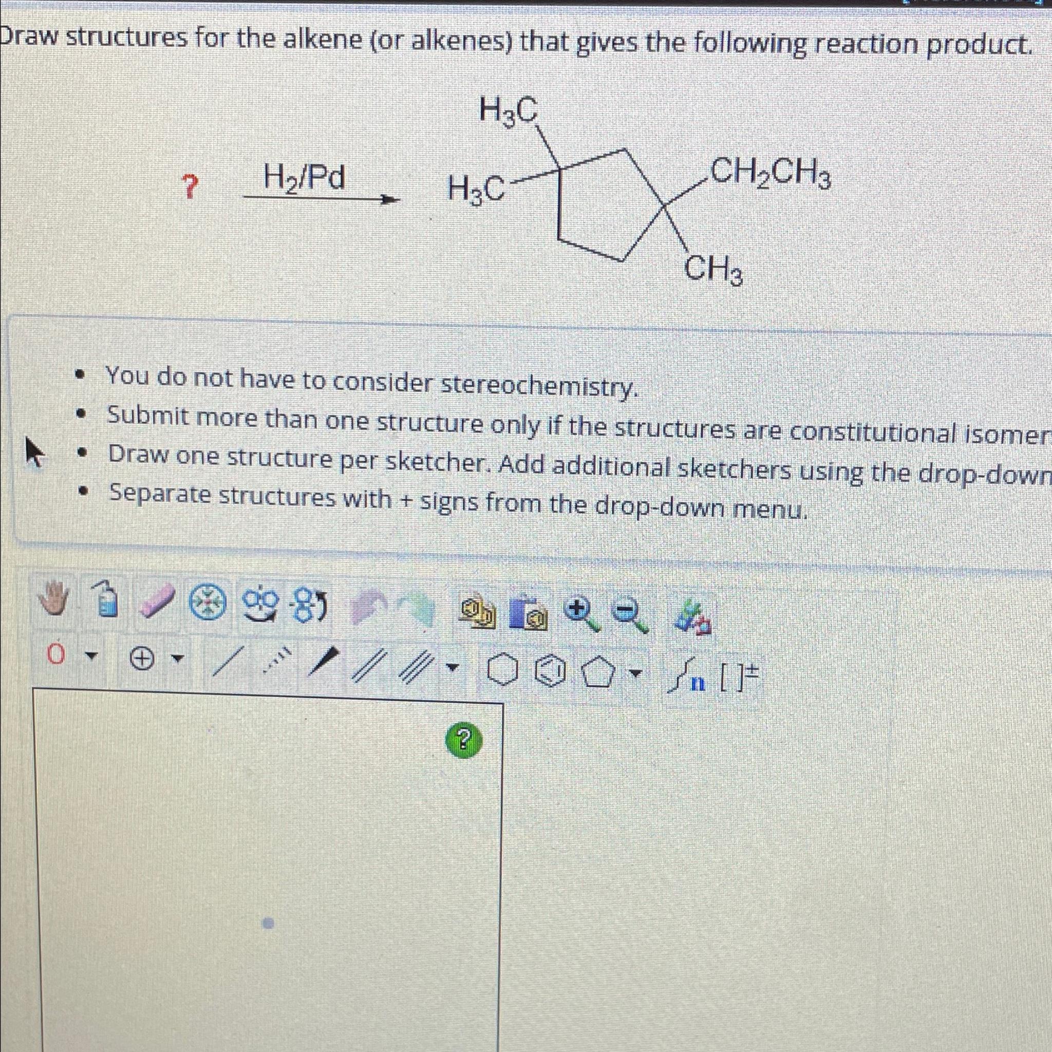 Solved Draw Structures For The Alkene (or Alkenes) ﻿that | Chegg.com