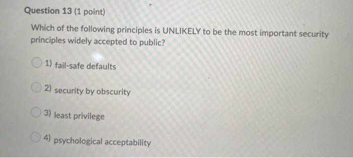 Solved Question 9 (1 point) Which of the following access | Chegg.com
